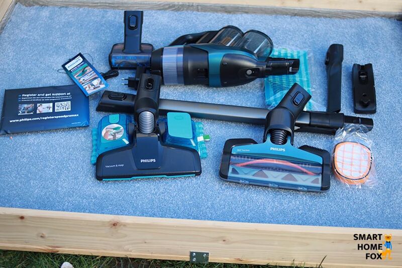 Das komplette Zubehör des Speedpro